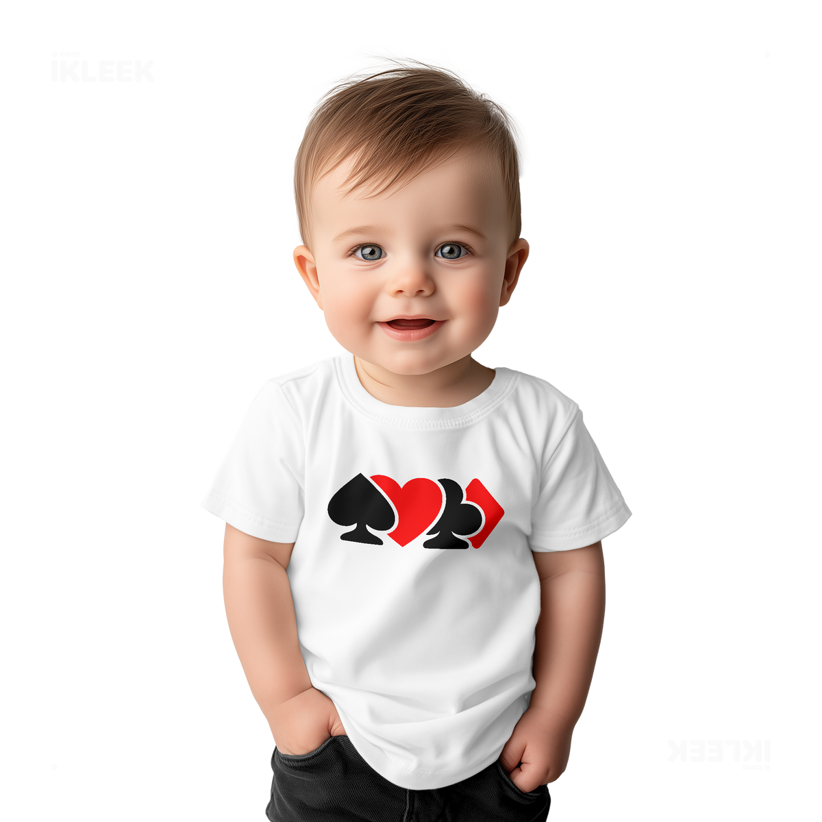 AllSuitsInline Baby T Shirt 03 White