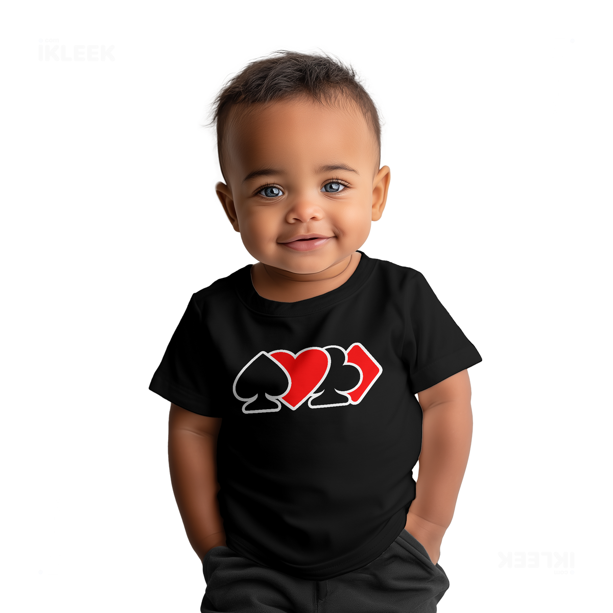 AllSuitsInline Baby T Shirt 05 Black