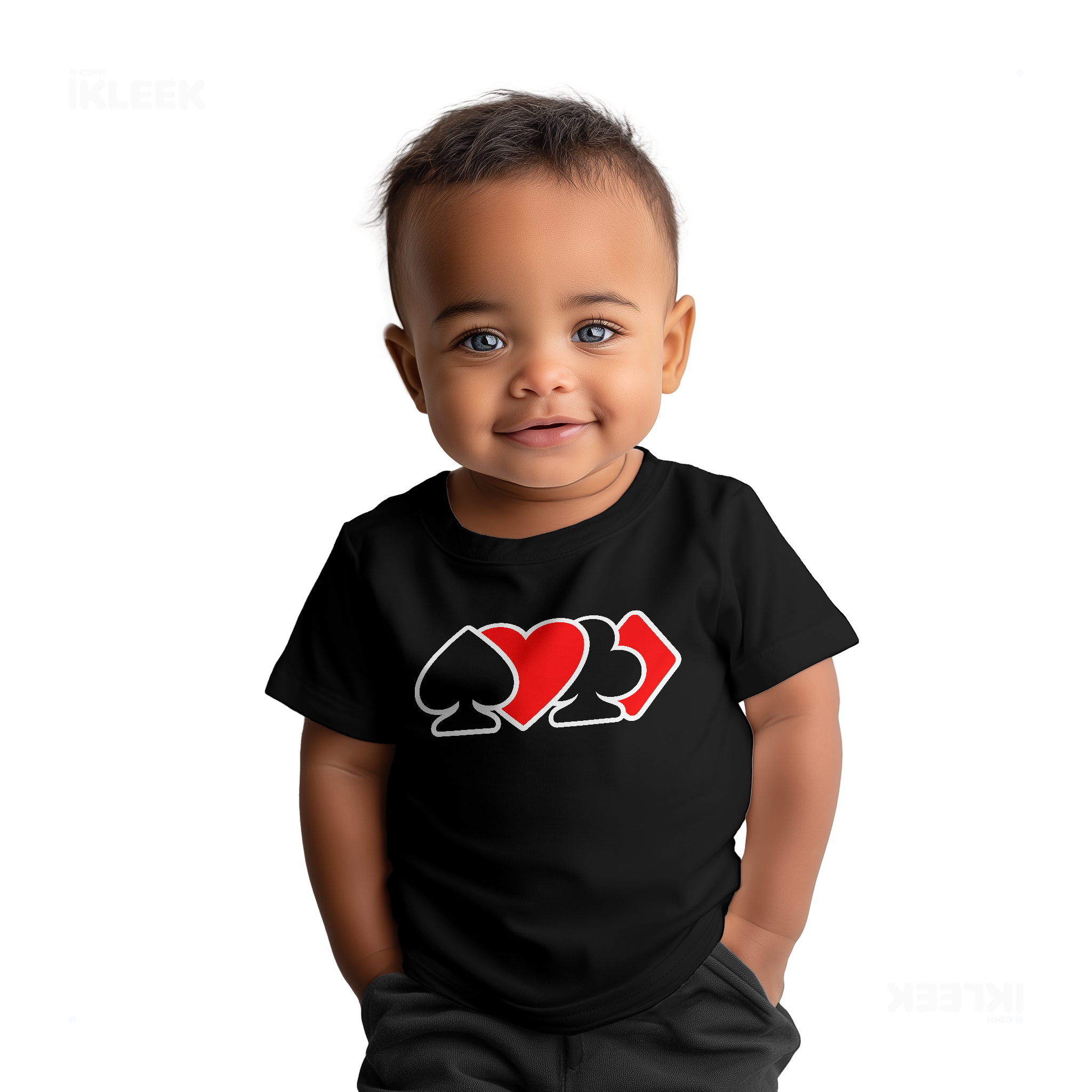 AllSuitsInline Baby T Shirt 05 Black