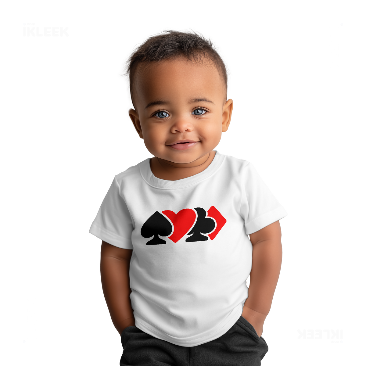 AllSuitsInline Baby T Shirt 05 White