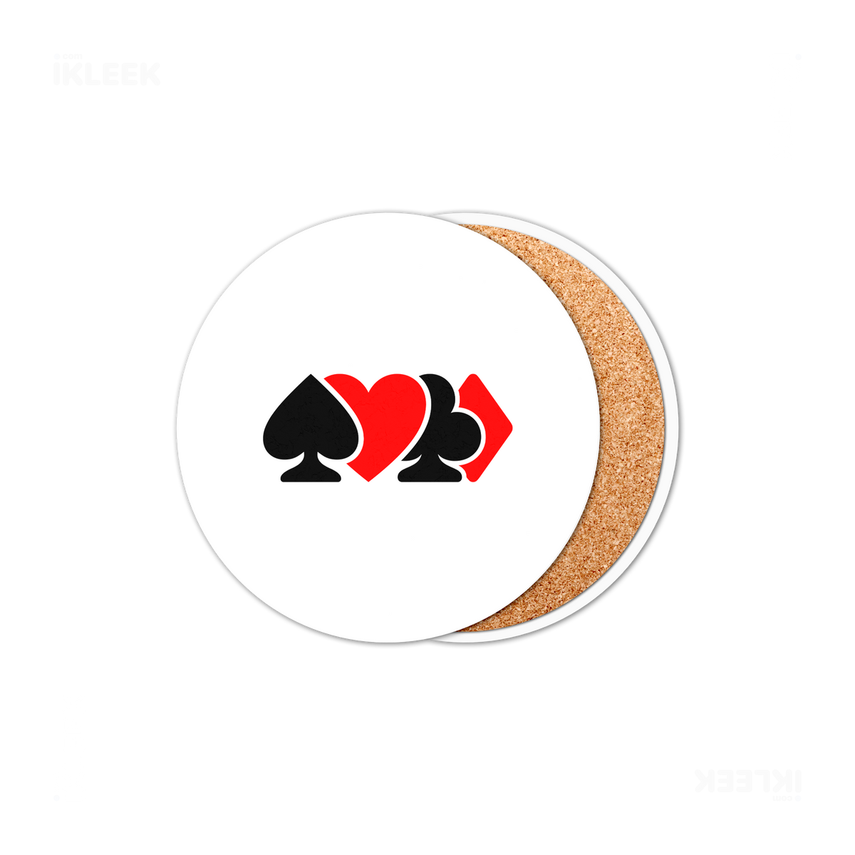 AllSuitsInline Ceramic Coaster 01 Round