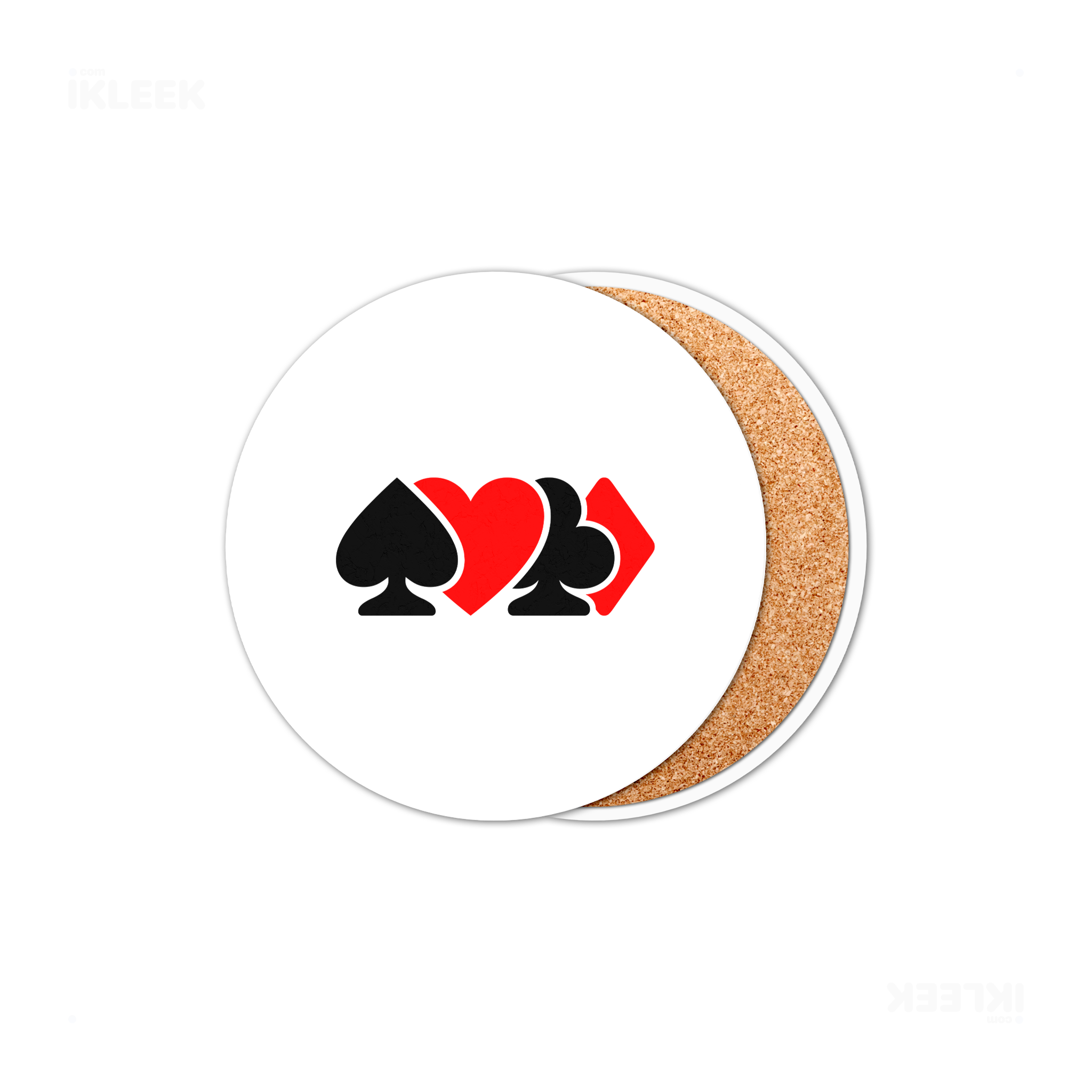 AllSuitsInline Ceramic Coaster 01 Round