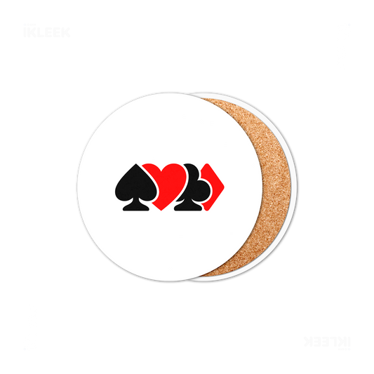 AllSuitsInline Ceramic Coaster 01 Round