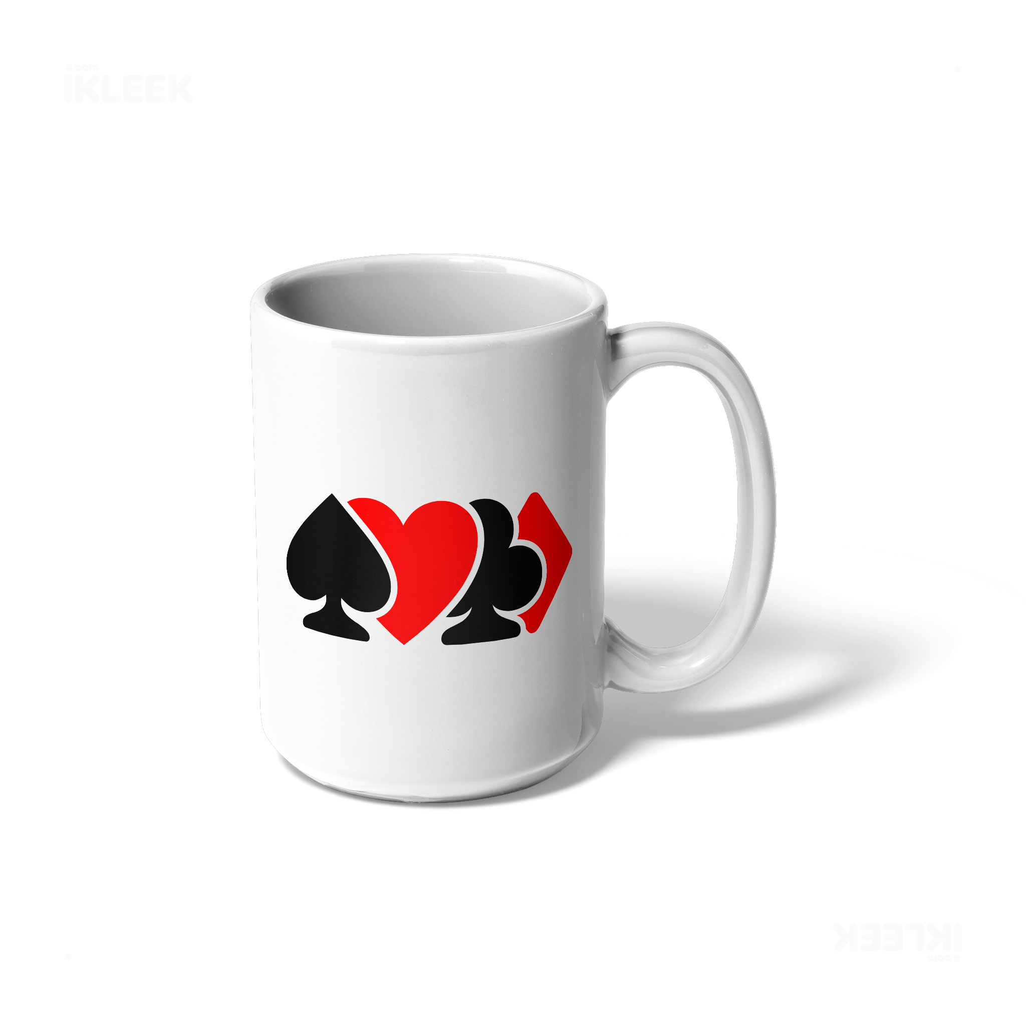AllSuitsInline Ceramic Mug 01 White