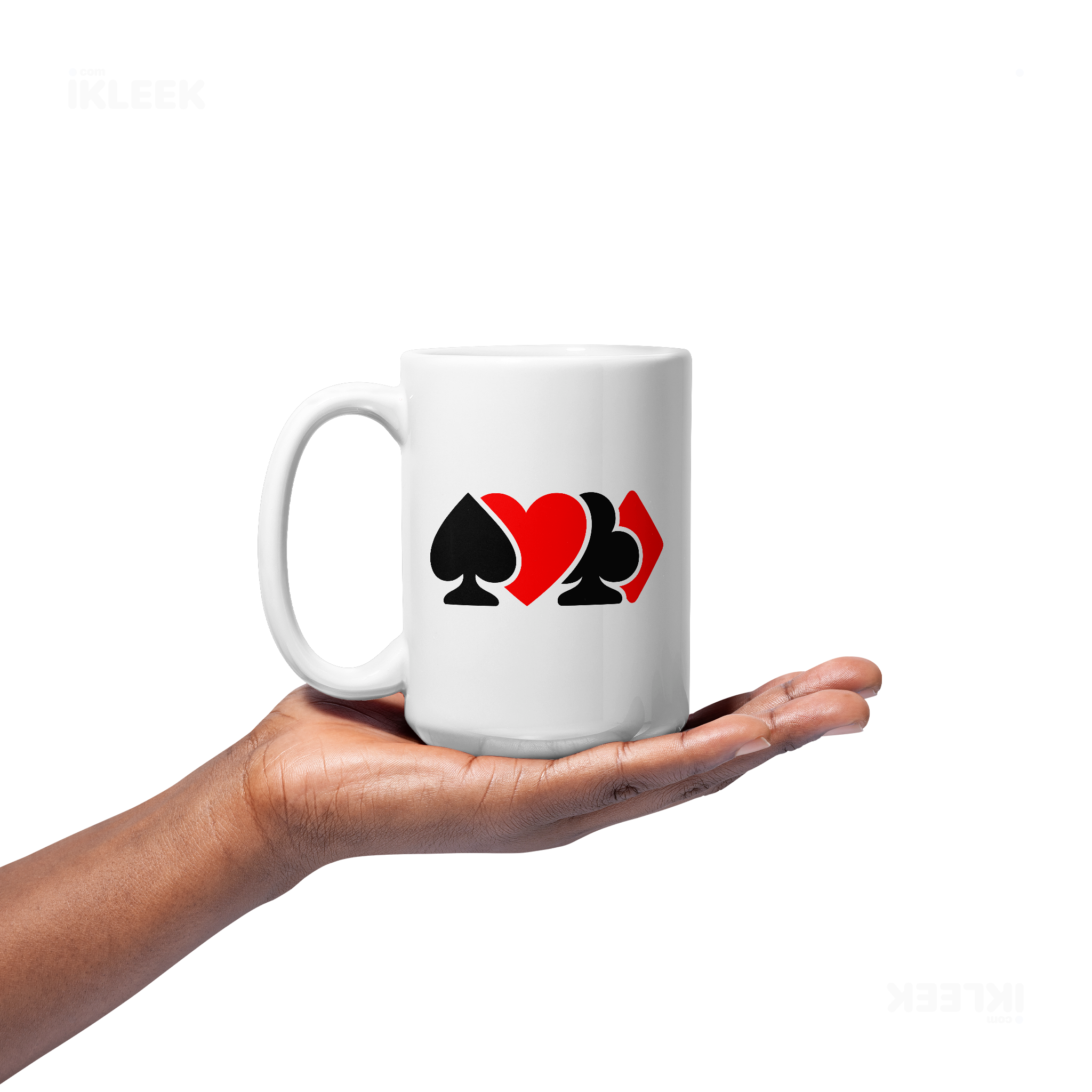 AllSuitsInline Ceramic Mug 03 White