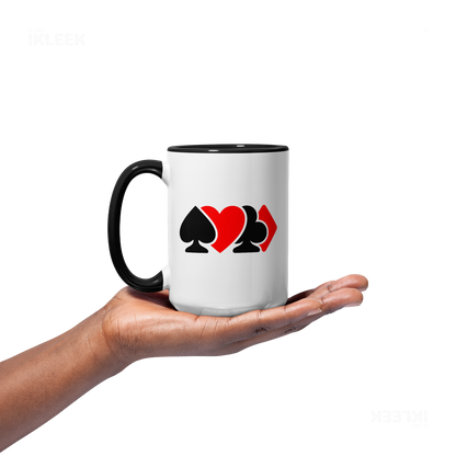 AllSuitsInline Ceramic Mug 03 White Black