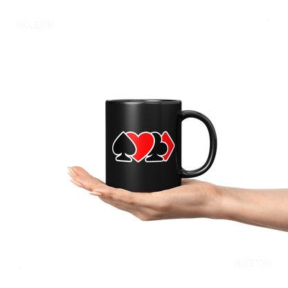 AllSuitsInline Ceramic Mug 04 Black