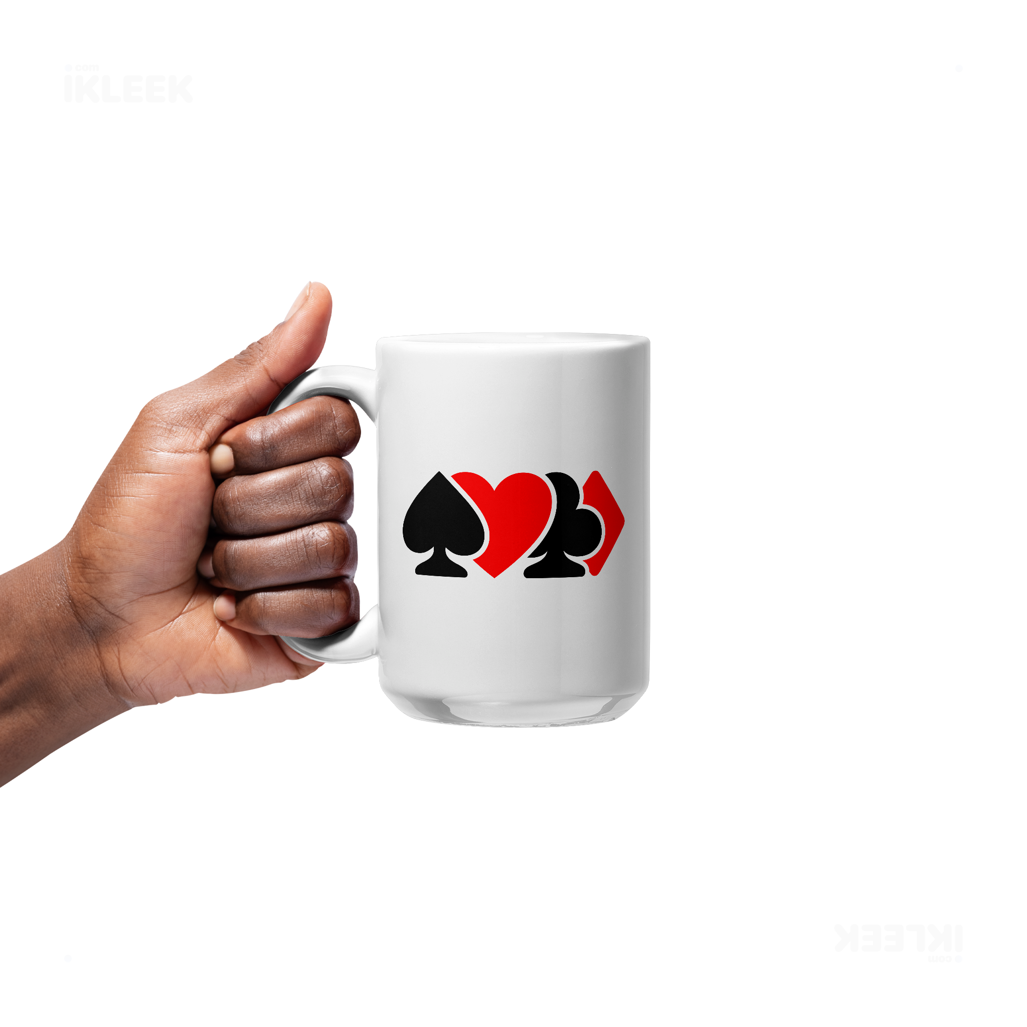 AllSuitsInline Ceramic Mug 05 White