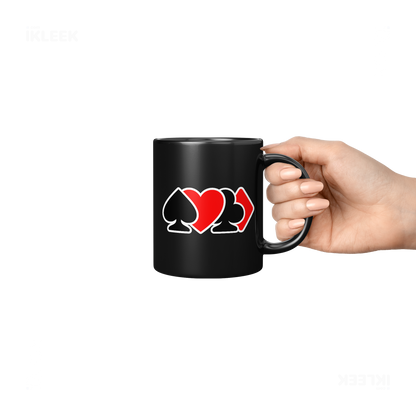 AllSuitsInline Ceramic Mug 06 Black