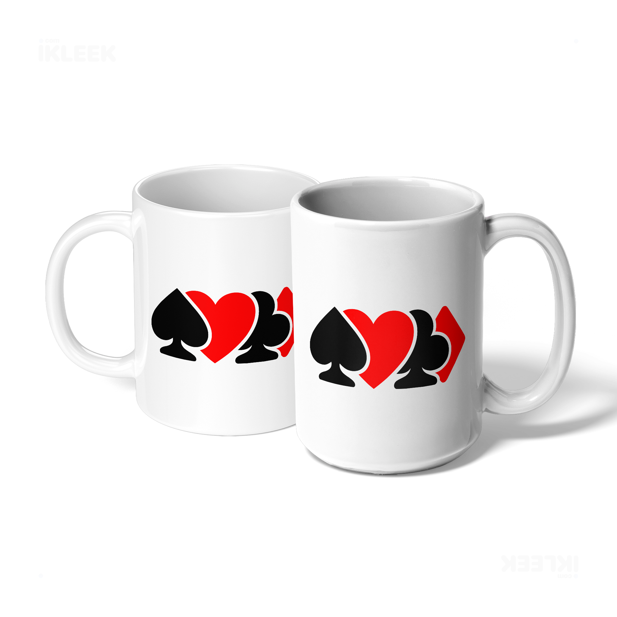 AllSuitsInline Ceramic Mug 07 White