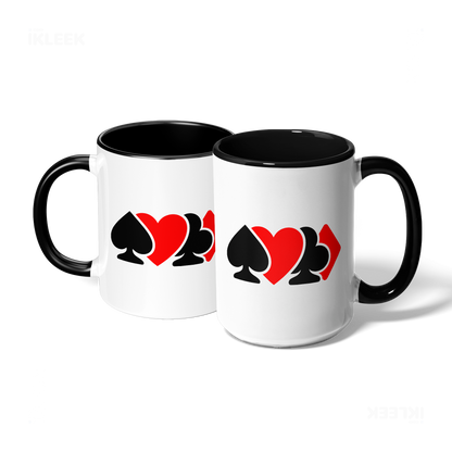 AllSuitsInline Ceramic Mug 07 White Black