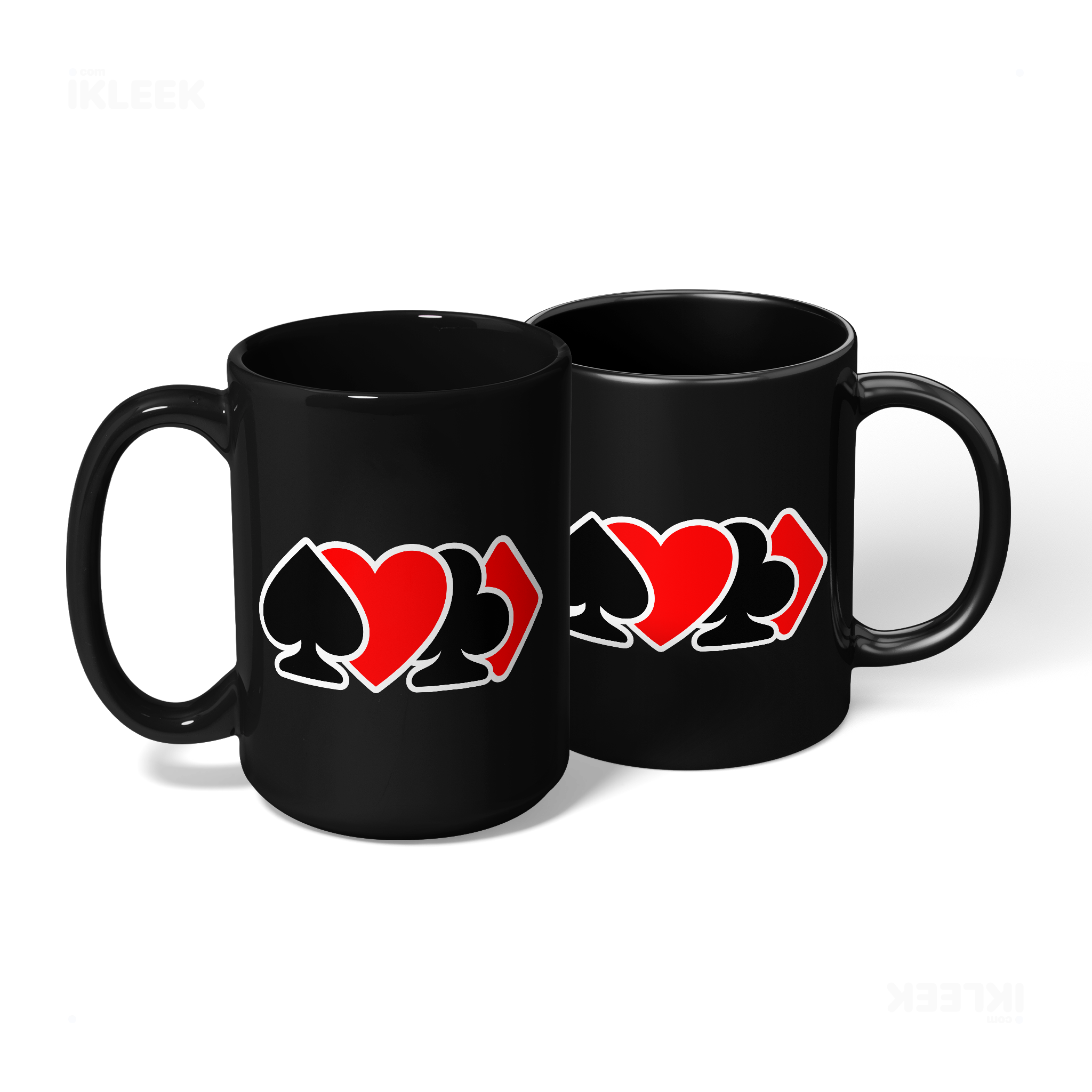 AllSuitsInline Ceramic Mug 08 Black