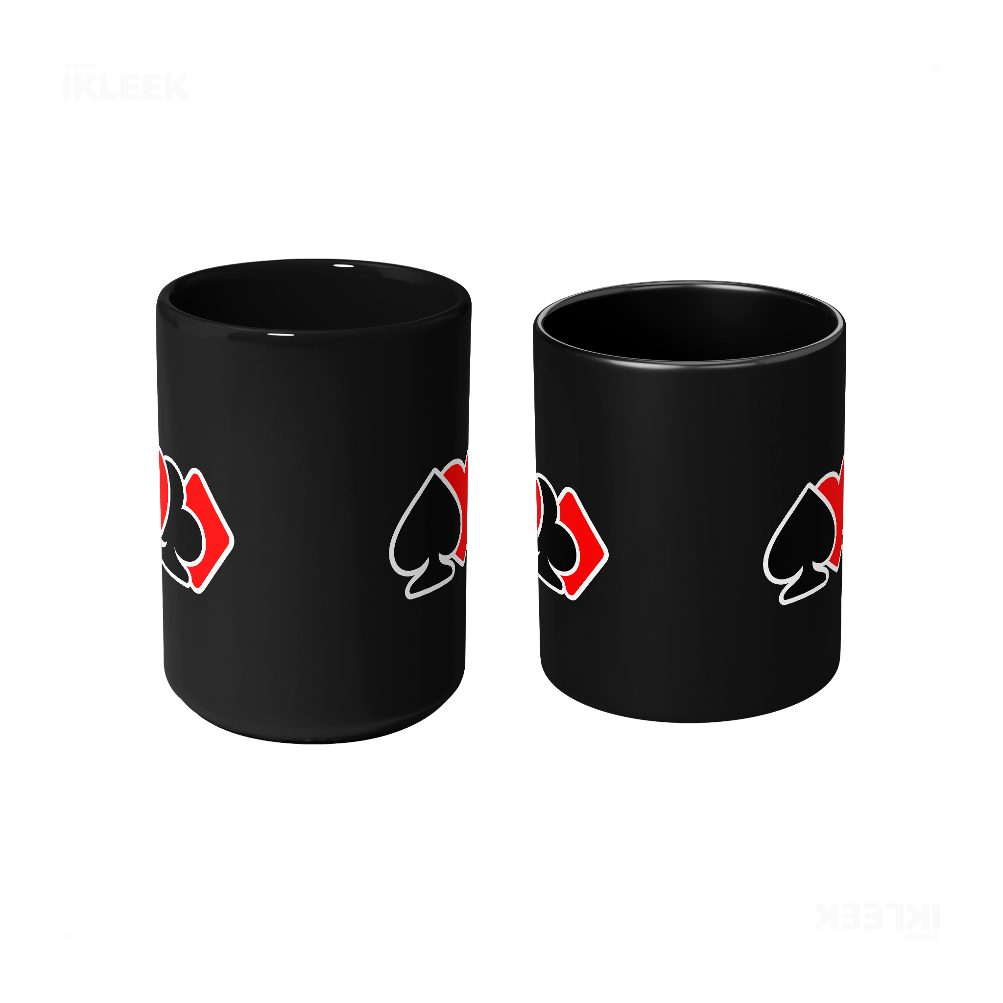 AllSuitsInline Ceramic Mug 09 Black