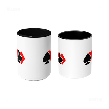 AllSuitsInline Ceramic Mug 09 White Black