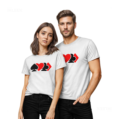 AllSuitsInline Couple T Shirt 02 White