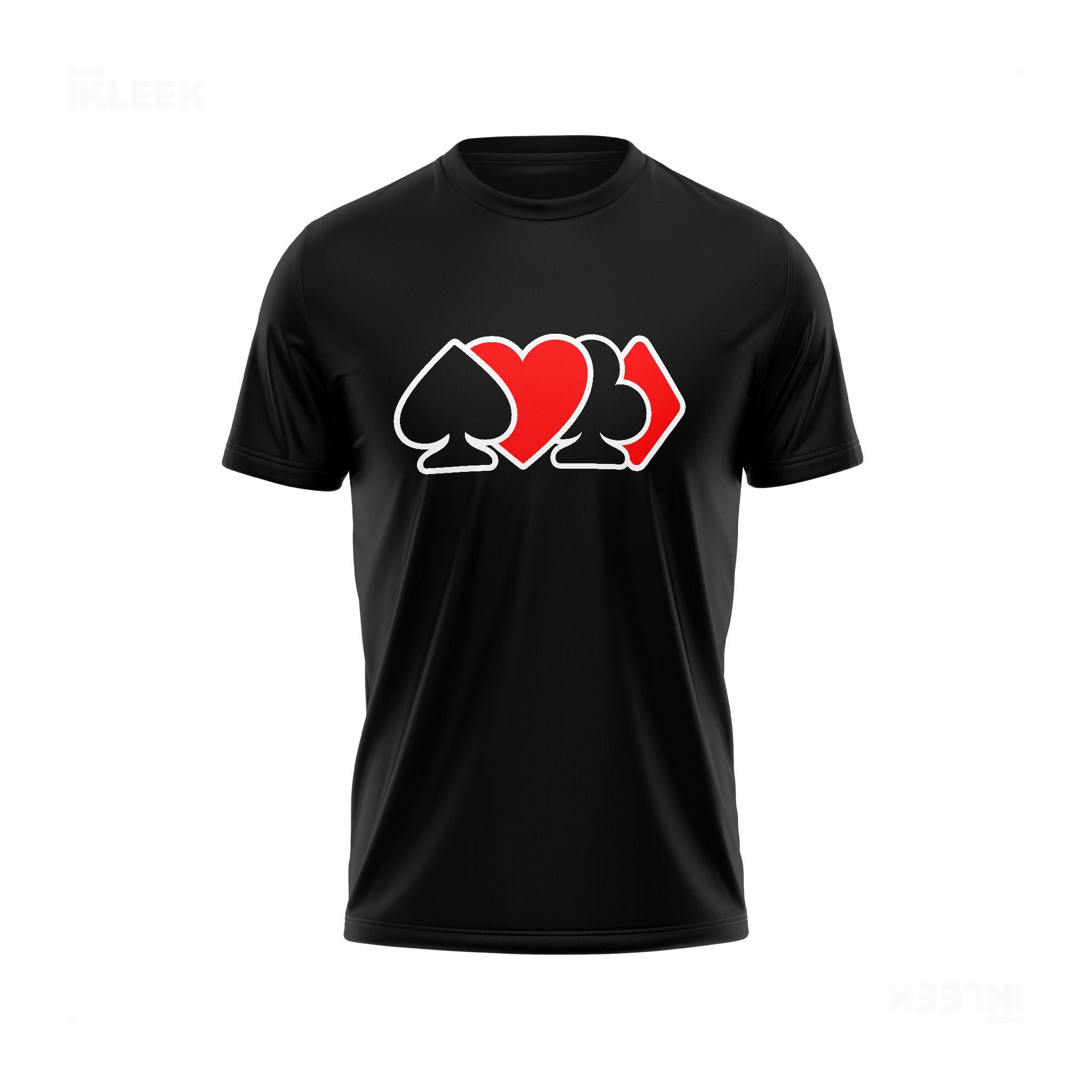 AllSuitsInline Couple T Shirt 04 Black
