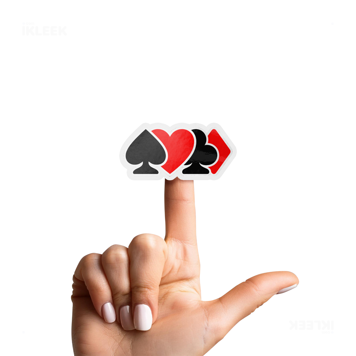 AllSuitsInline Die Cut Outdoor Sticker 02 Clear