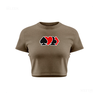 AllSuitsInline Fitted Crop Top 01 Heather Olive