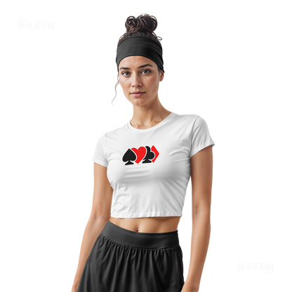 AllSuitsInline Fitted Crop Top 02 White