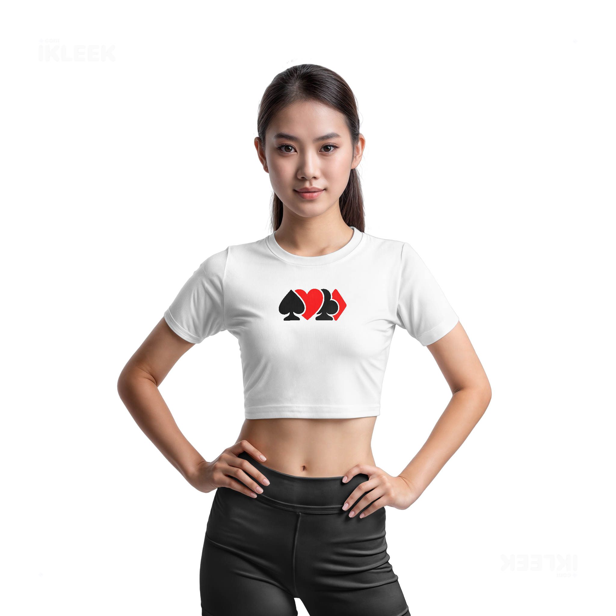 AllSuitsInline Fitted Crop Top 03 White