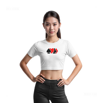 AllSuitsInline Fitted Crop Top 03 White