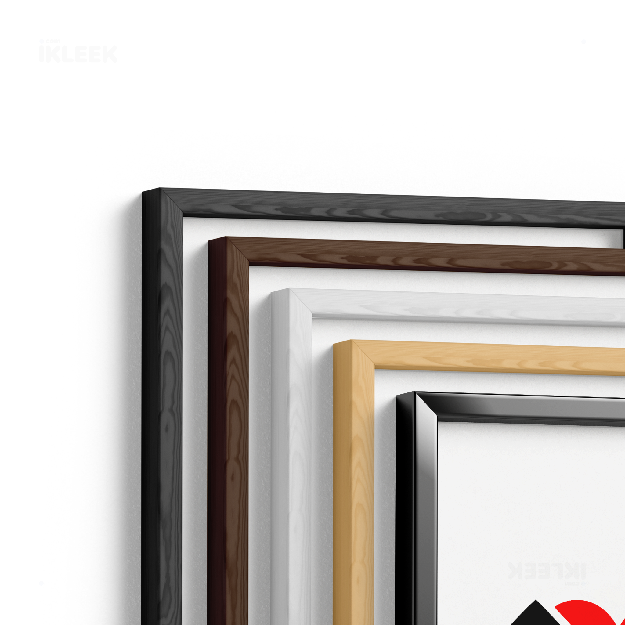 AllSuitsInline Framed Poster 02 Black Aluminum