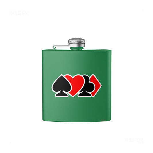 AllSuitsInline Hip Flasks 01 Green