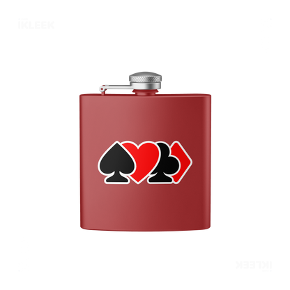 AllSuitsInline Hip Flasks 01 Red