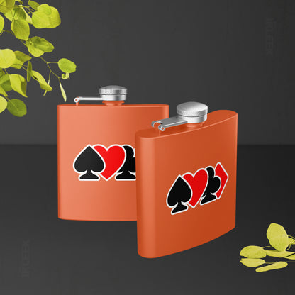 AllSuitsInline Hip Flasks 02 Orange