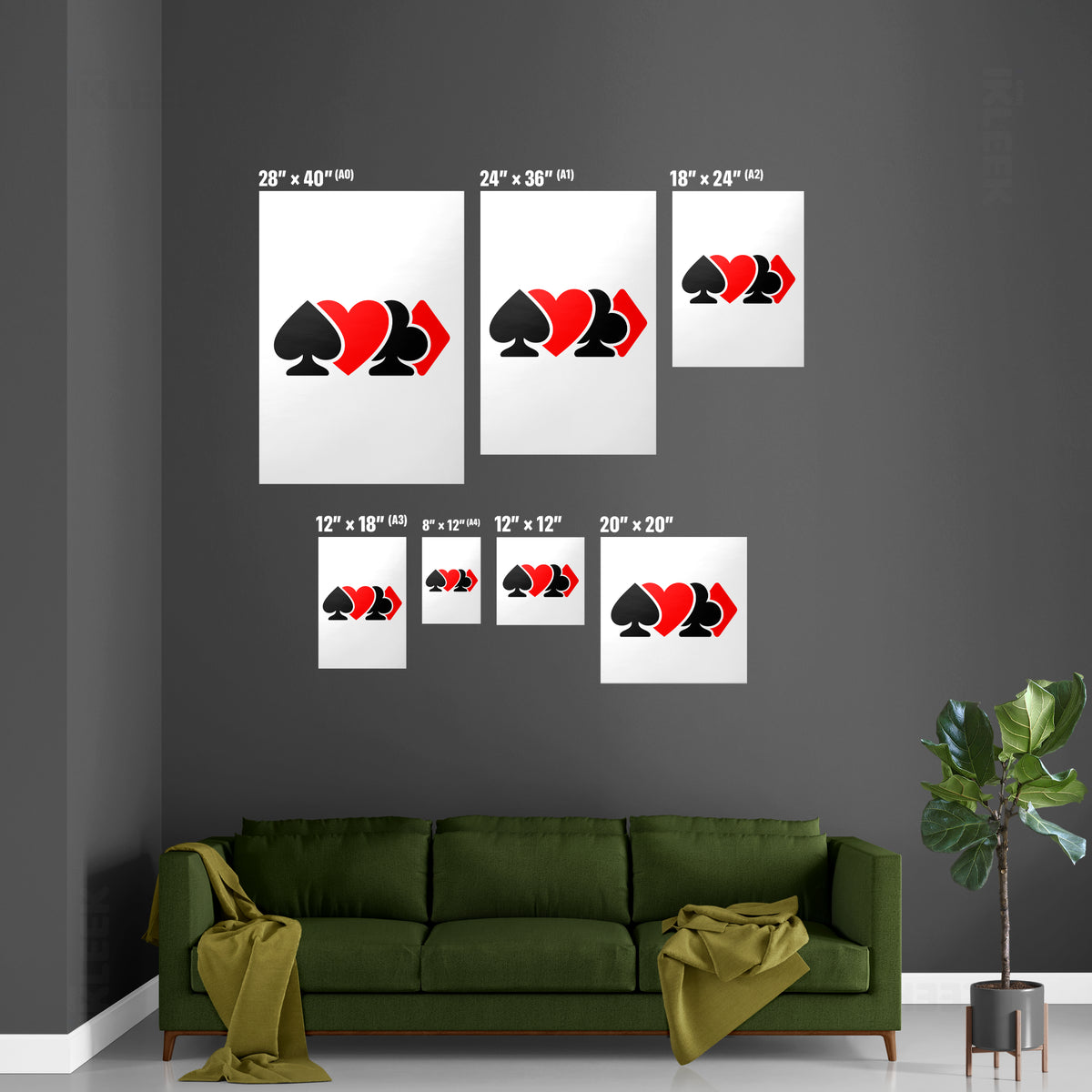 AllSuitsInline Magnetic Hanger Poster 06 Natural Wood