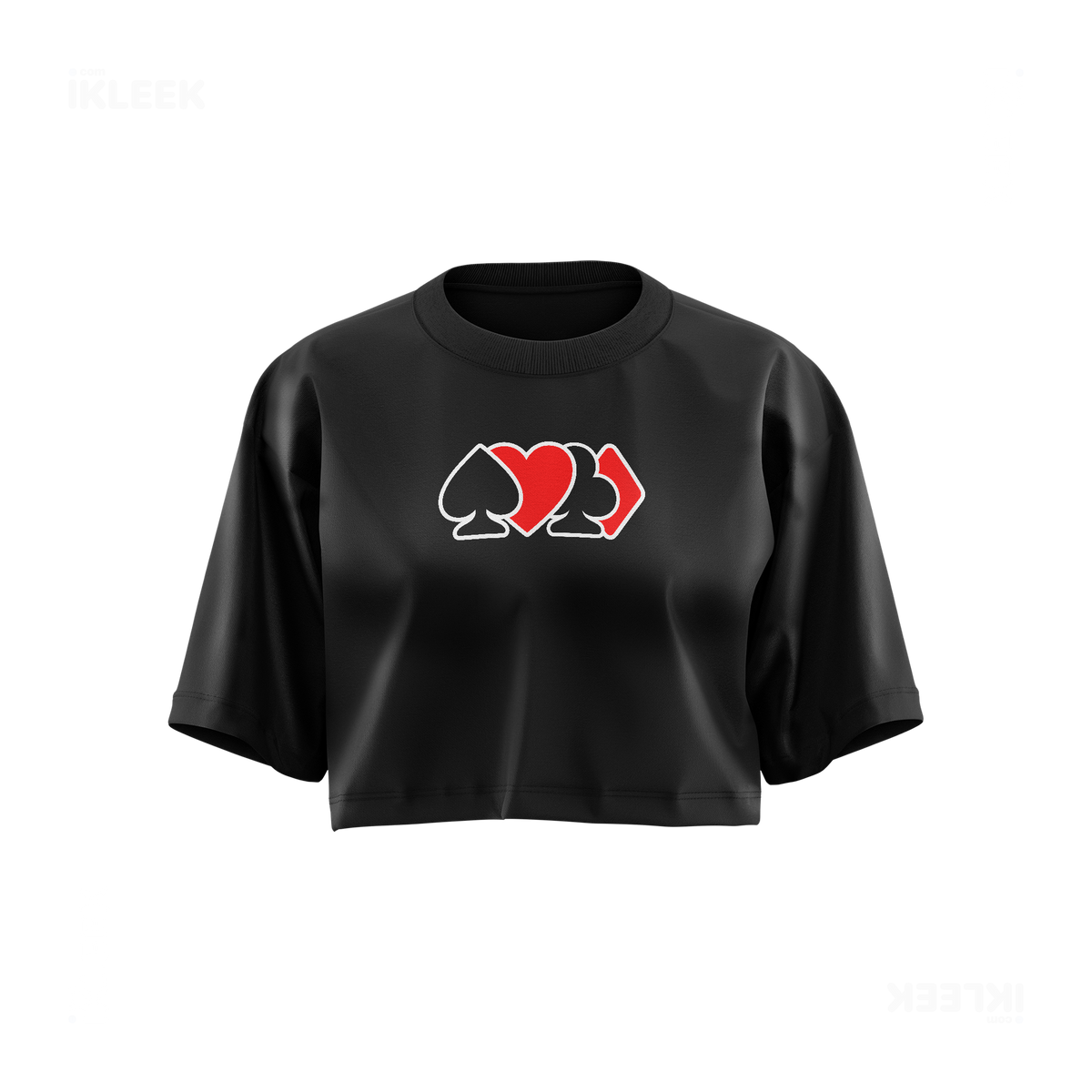 AllSuitsInline Over Sized Crop Top 01 Black
