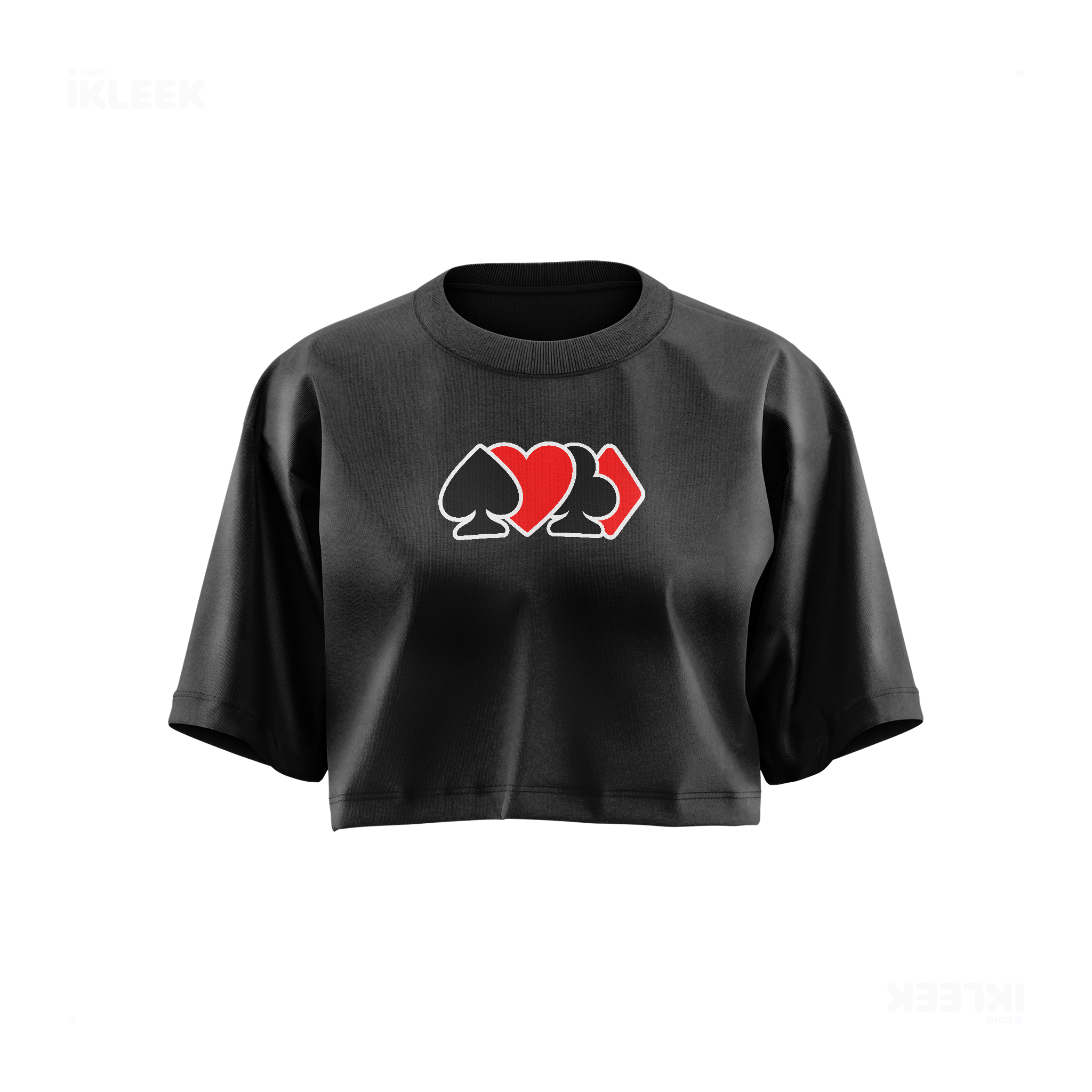 AllSuitsInline Over Sized Crop Top 01 Faded Black