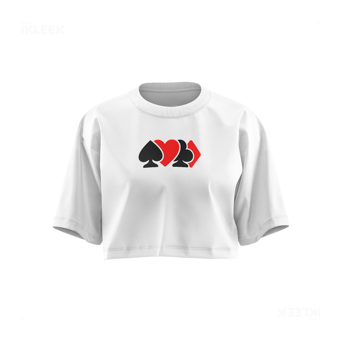 AllSuitsInline Over Sized Crop Top 01 White