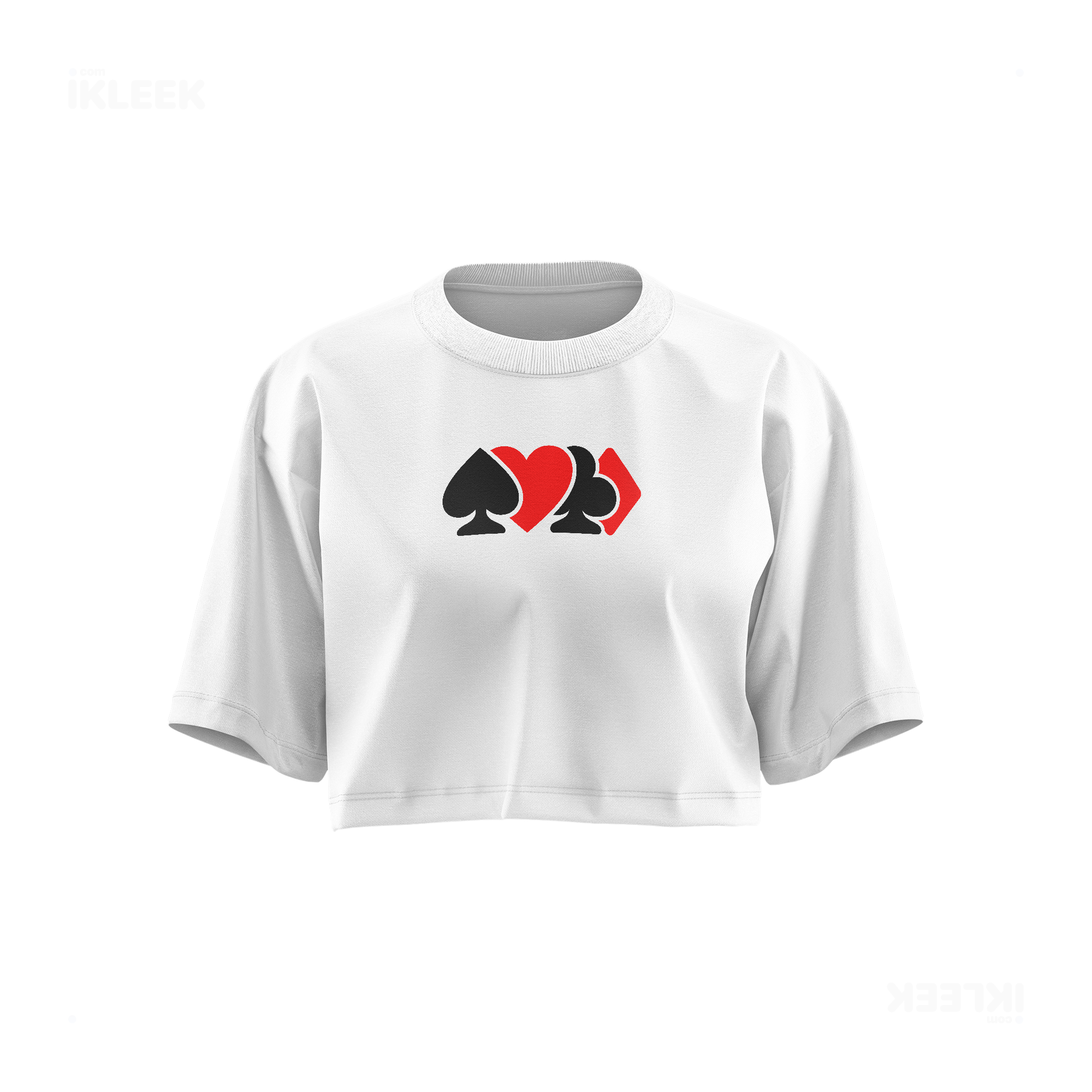 AllSuitsInline Over Sized Crop Top 01 White