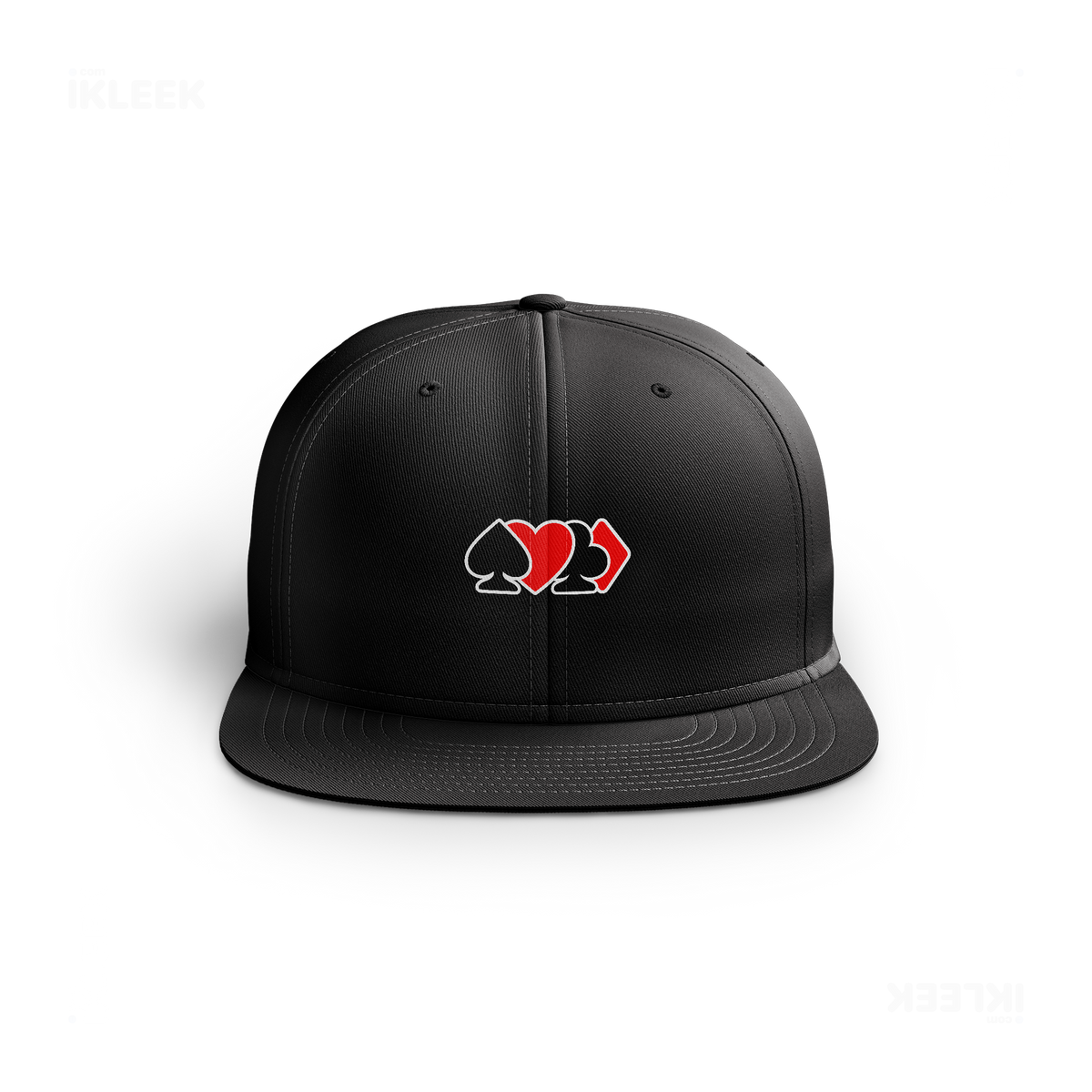 AllSuitsInline Snapback Caps 01 Black DTF
