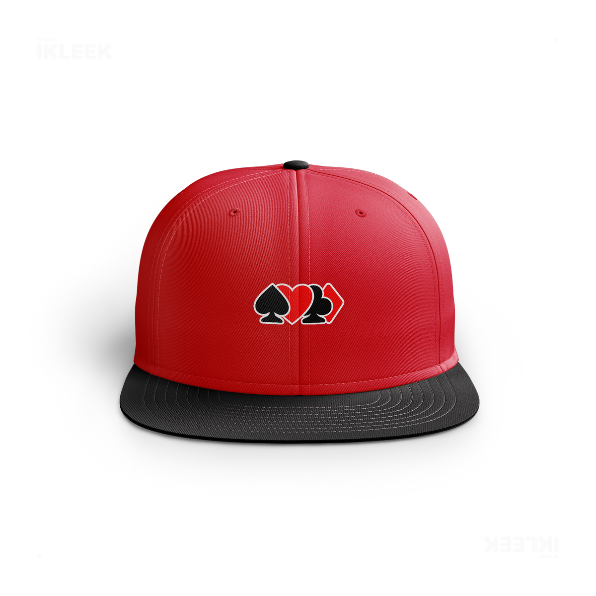 AllSuitsInline Snapback Caps 01 Red Black DTF