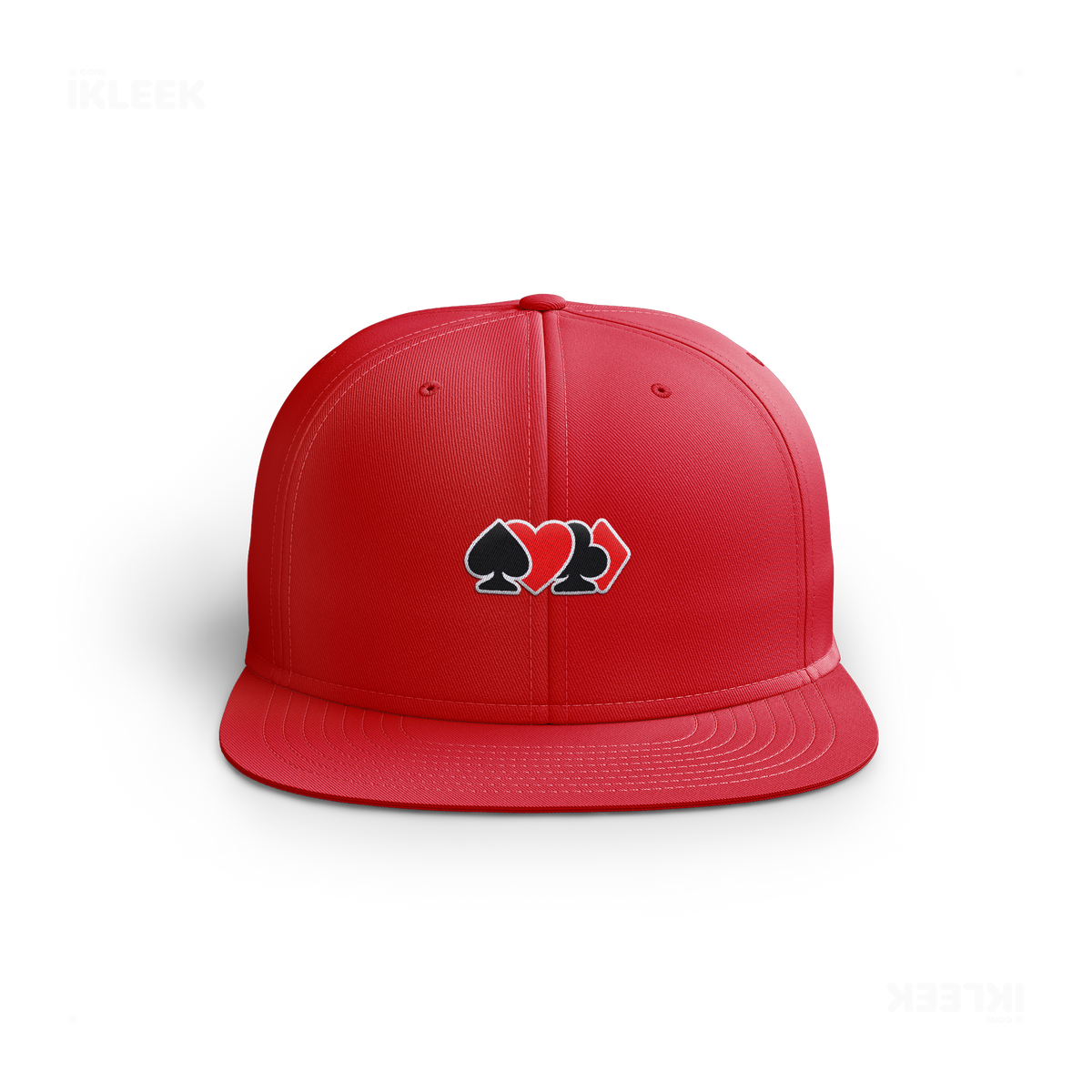 AllSuitsInline Snapback Caps 01 Red Embroidery