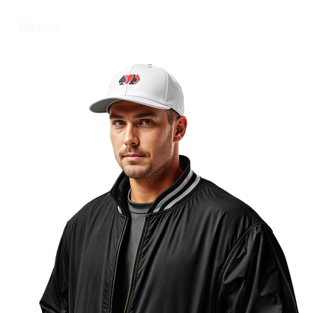 AllSuitsInline Snapback Caps 02 White DTF