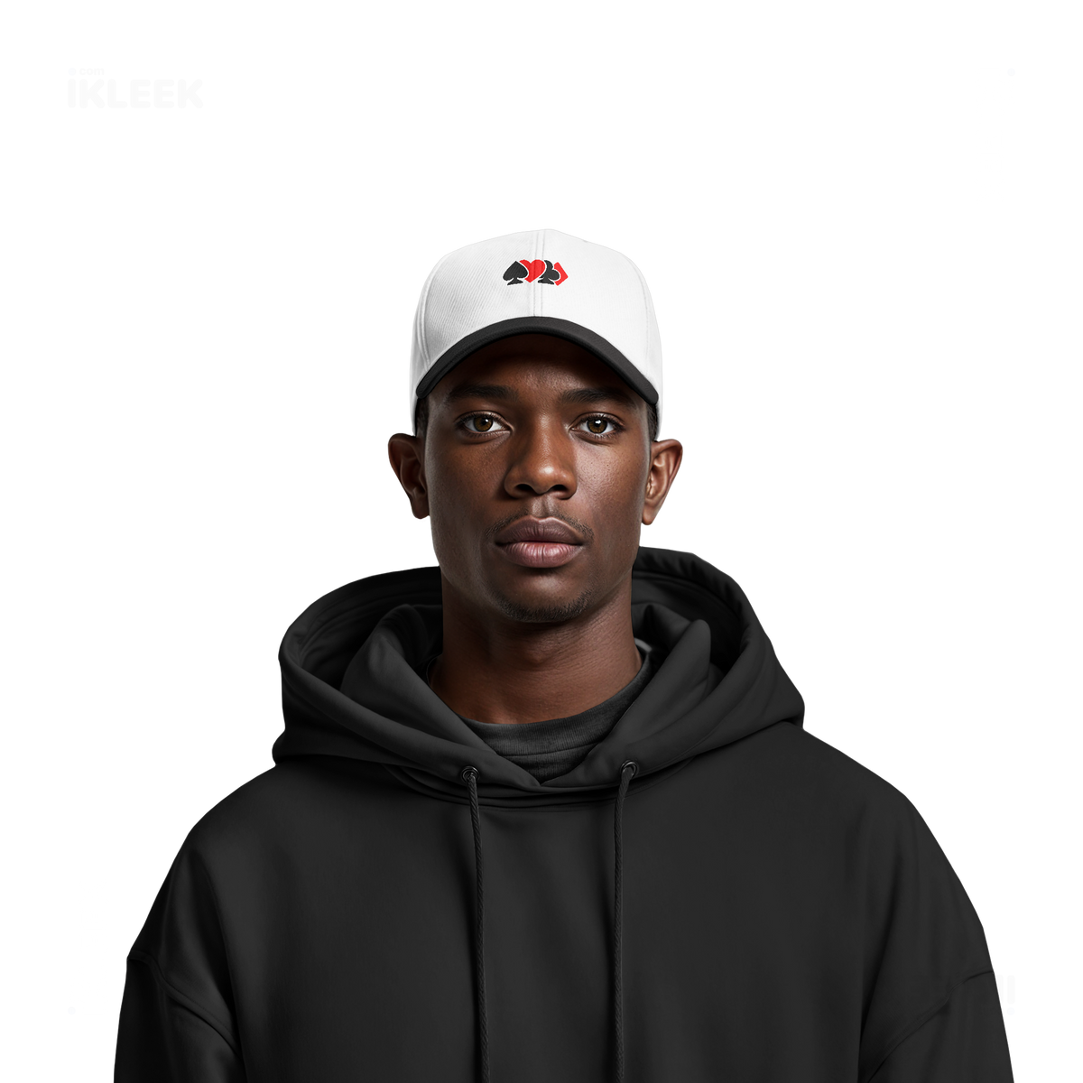AllSuitsInline Snapback Caps 06 White Black DTF