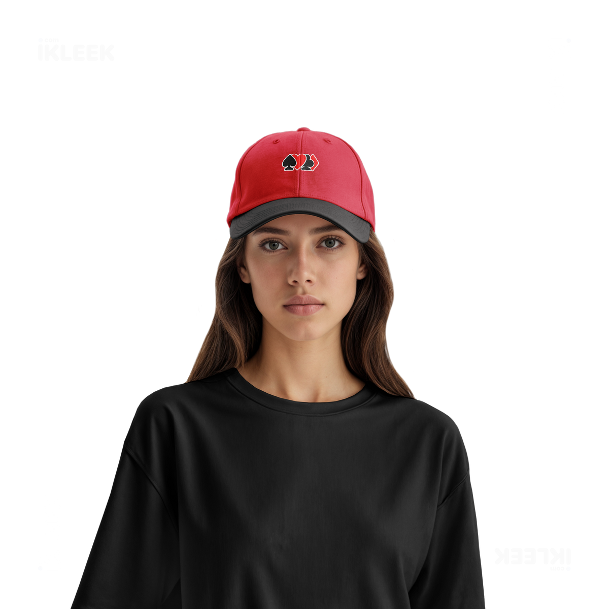 AllSuitsInline Snapback Caps 07 Red Black DTF