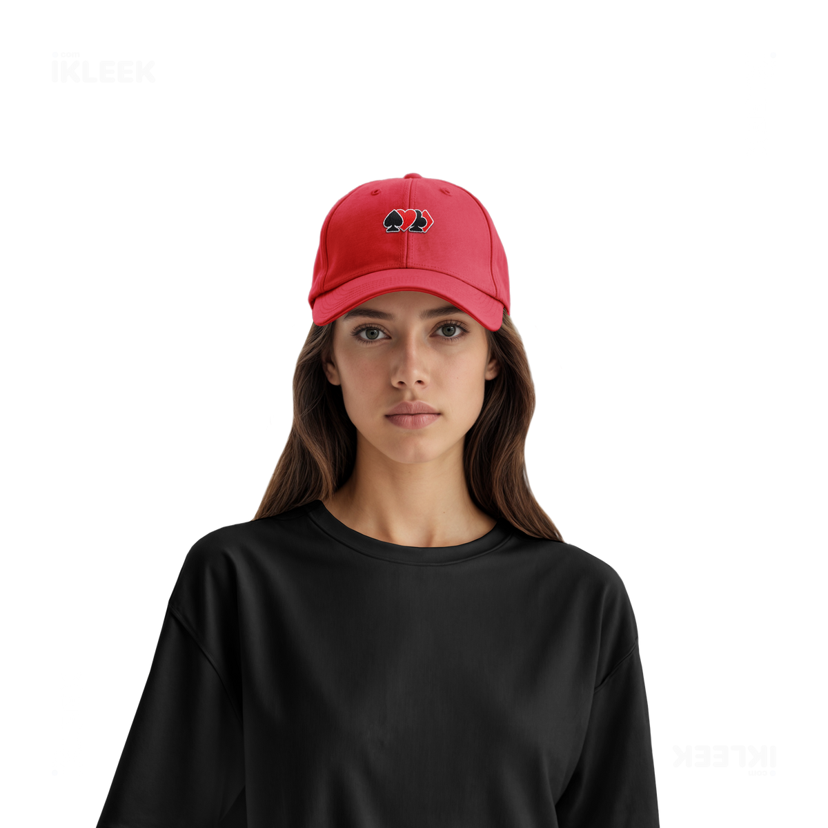 AllSuitsInline Snapback Caps 07 Red Embroidery