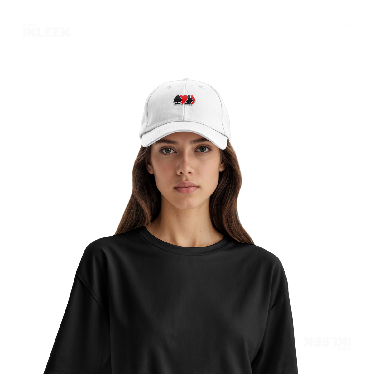 AllSuitsInline Snapback Caps 07 White Embroidery