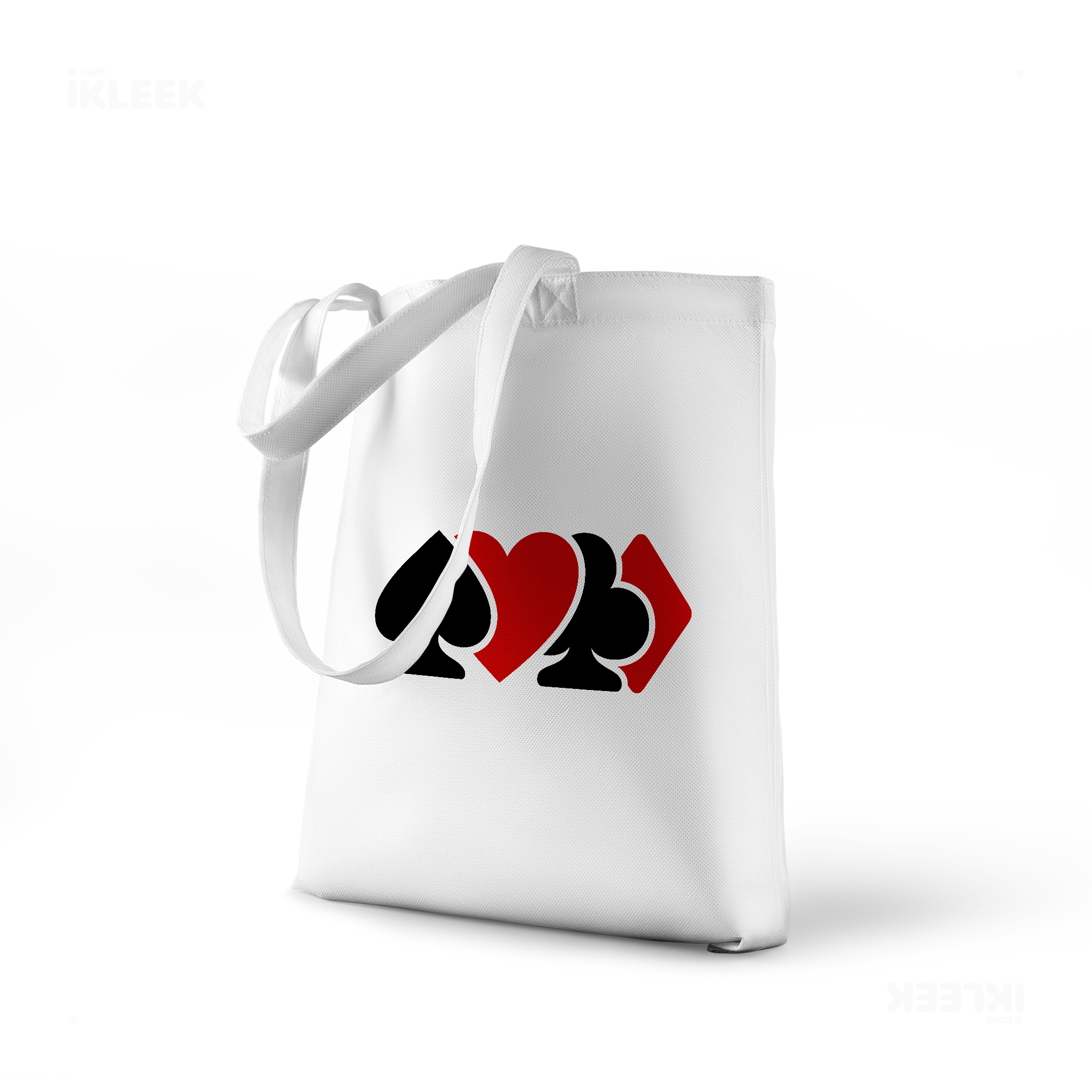 AllSuitsInline Tote Bags 01 White