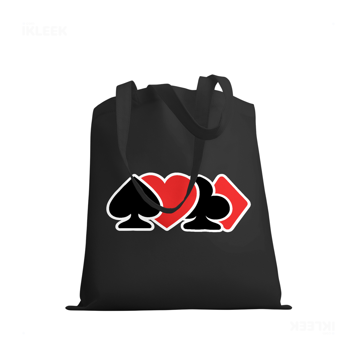 AllSuitsInline Tote Bags 03 Black