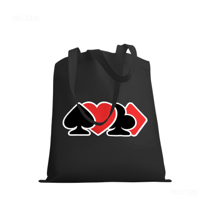 AllSuitsInline Tote Bags 03 Black