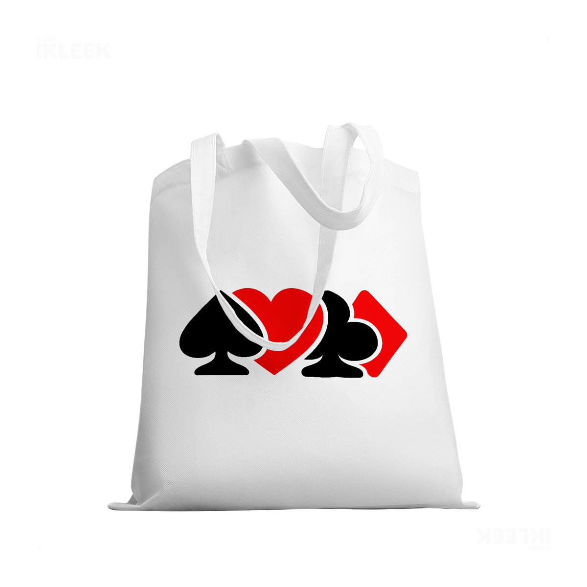AllSuitsInline Tote Bags 03 White