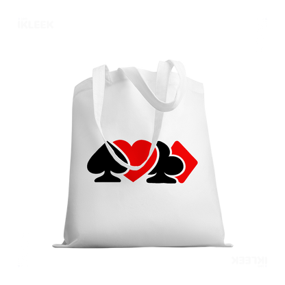 AllSuitsInline Tote Bags 03 White