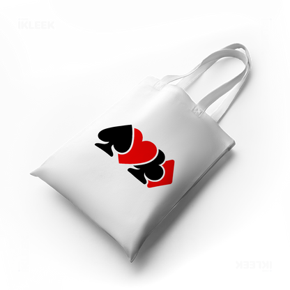 AllSuitsInline Tote Bags 04 White