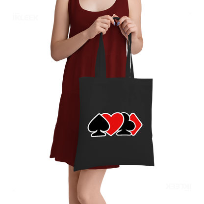 AllSuitsInline Tote Bags 05 Black