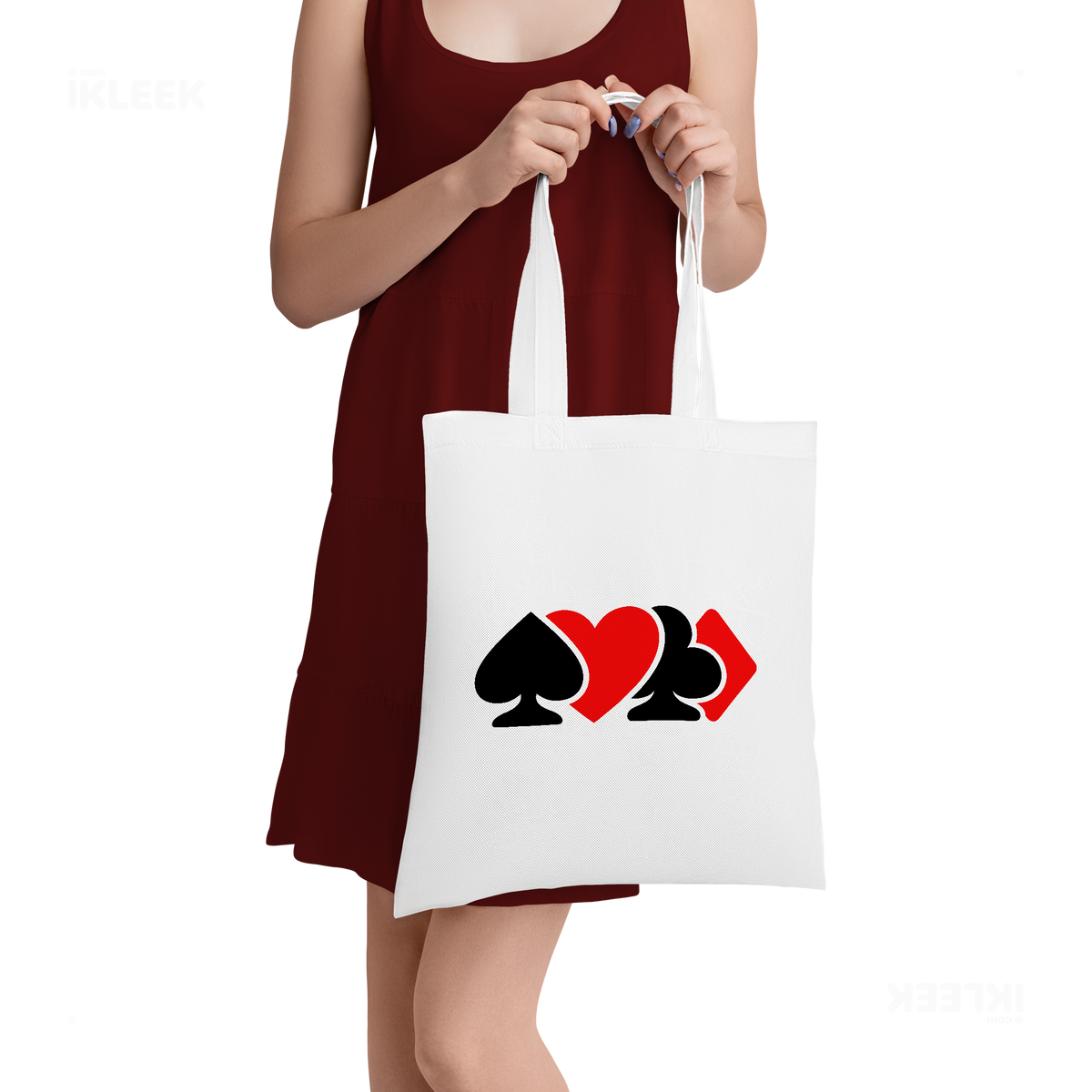 AllSuitsInline Tote Bags 05 White